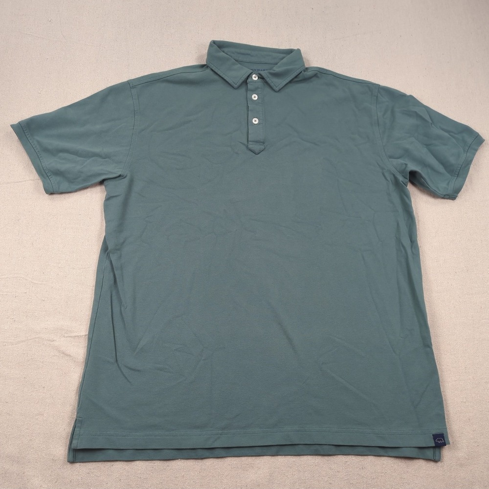 Onward Reserve Shirt Mens Large Green Polo Golf Preppy Casual